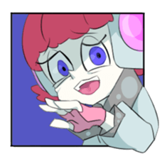 comic girl COSMO sticker #333736