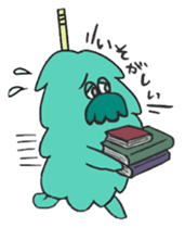 Mossan of mop Japanese version sticker #333991