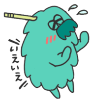 Mossan of mop Japanese version sticker #333993