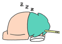 Mossan of mop Japanese version sticker #333996