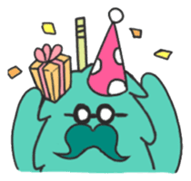 Mossan of mop Japanese version sticker #333998