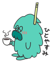 Mossan of mop Japanese version sticker #334012