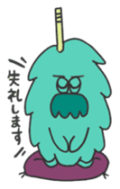 Mossan of mop Japanese version sticker #334015