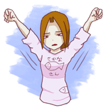 Daily lives of working woman Etsuko sticker #334104