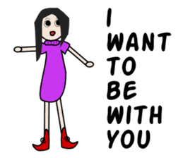 English with Lina: (1) Love sticker #334597