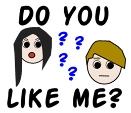 English with Lina: (1) Love sticker #334599