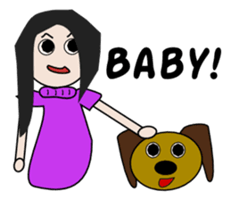 English with Lina: (1) Love sticker #334601