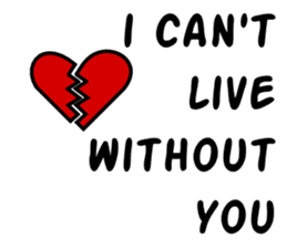 English with Lina: (1) Love sticker #334605