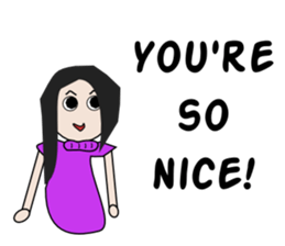 English with Lina: (1) Love sticker #334622