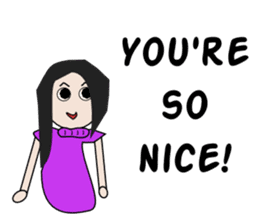 English with Lina: (1) Love sticker #334622