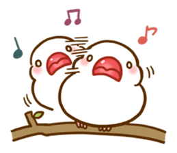 Chubby java sparrow sticker #335189