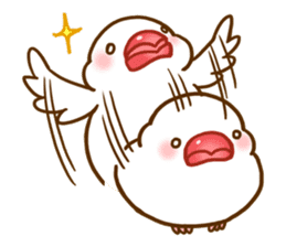 Chubby java sparrow sticker #335200