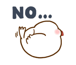 Chubby java sparrow sticker #335215