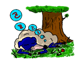 Hituji wolf sticker #335246