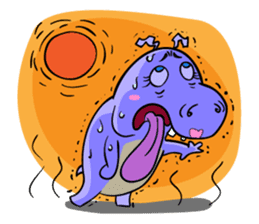 Tina : My naughty hippo sticker #335747