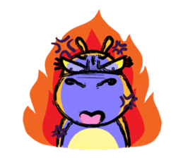 Tina : My naughty hippo sticker #335748