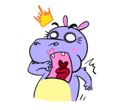Tina : My naughty hippo sticker #335750