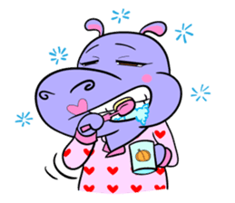 Tina : My naughty hippo sticker #335753