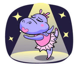 Tina : My naughty hippo sticker #335754