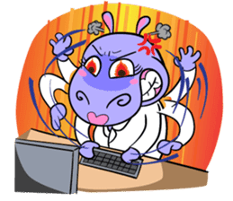 Tina : My naughty hippo sticker #335757