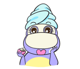 Tina : My naughty hippo sticker #335759