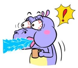 Tina : My naughty hippo sticker #335764
