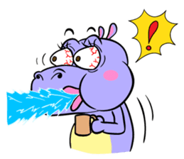 Tina : My naughty hippo sticker #335764