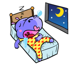 Tina : My naughty hippo sticker #335766