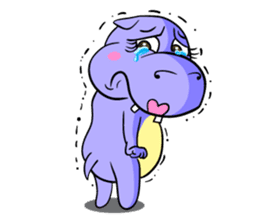 Tina : My naughty hippo sticker #335768