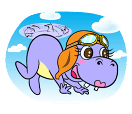 Tina : My naughty hippo sticker #335769