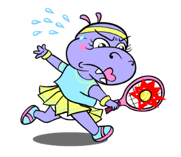 Tina : My naughty hippo sticker #335770