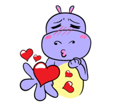 Tina : My naughty hippo sticker #335780