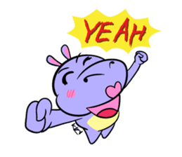 Tina : My naughty hippo sticker #335784
