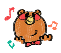 Tenny Bear & Sunnyday music sticker #335905