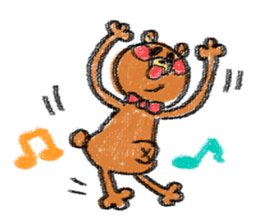 Tenny Bear & Sunnyday music sticker #335910