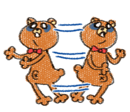 Tenny Bear & Sunnyday music sticker #335941