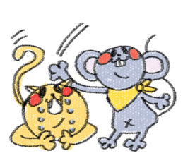 Tenny Bear & Sunnyday music sticker #335944