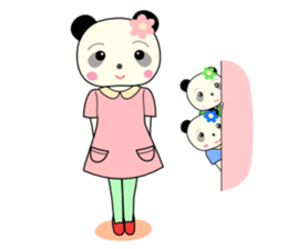 Pandakochan and two friends sticker #336033