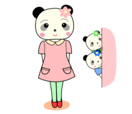 Pandakochan and two friends sticker #336033