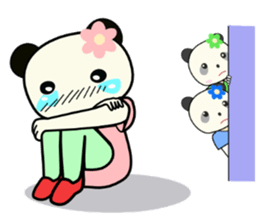 Pandakochan and two friends sticker #336044