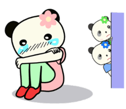 Pandakochan and two friends sticker #336044