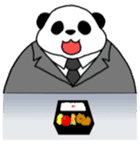 salaried worker panda sticker #336234