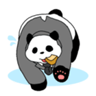 salaried worker panda sticker #336236