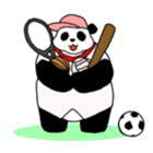 salaried worker panda sticker #336260
