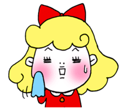 Ribbon-chan sticker #336357