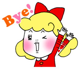 Ribbon-chan sticker #336359
