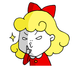 Ribbon-chan sticker #336362