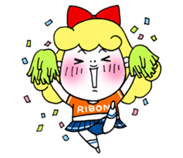 Ribbon-chan sticker #336363