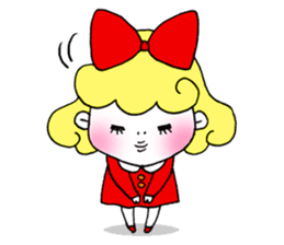 Ribbon-chan sticker #336368