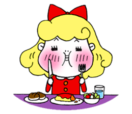 Ribbon-chan sticker #336369